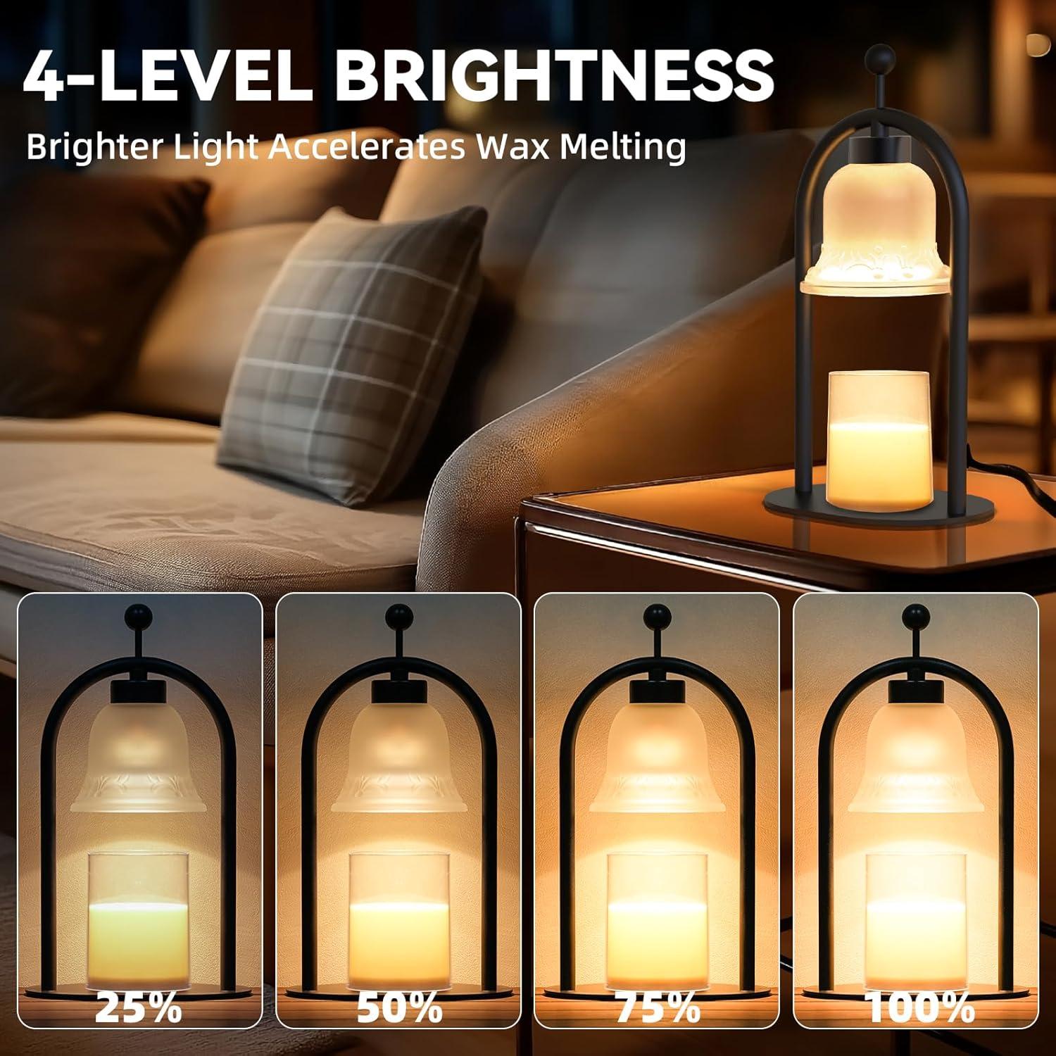 Lámpara Calentadora de Velas WENHHUUA con Temporizador 50W