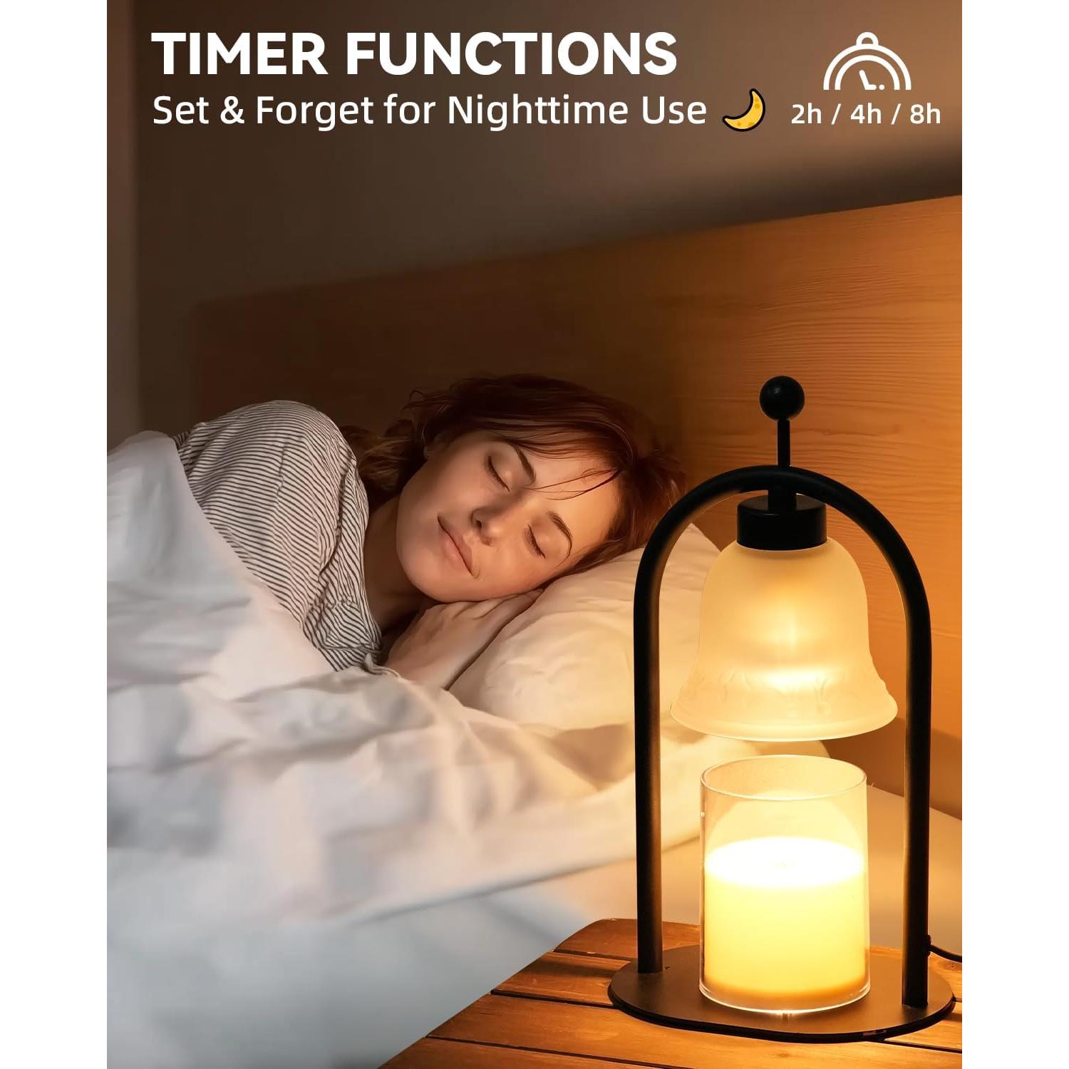 Lámpara Calentadora de Velas WENHHUUA con Temporizador 50W