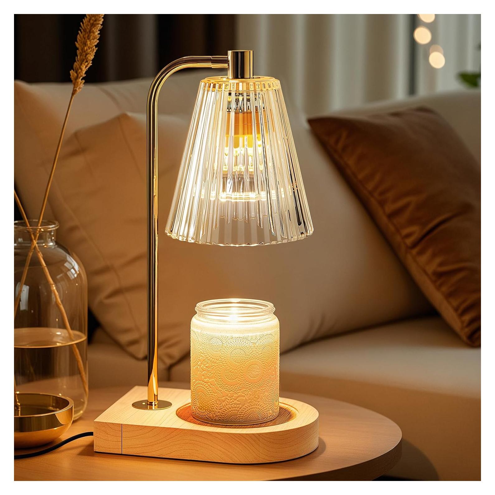 Lámpara Calentadora de Velas Marycele con Temporizador y Diseño Vintage