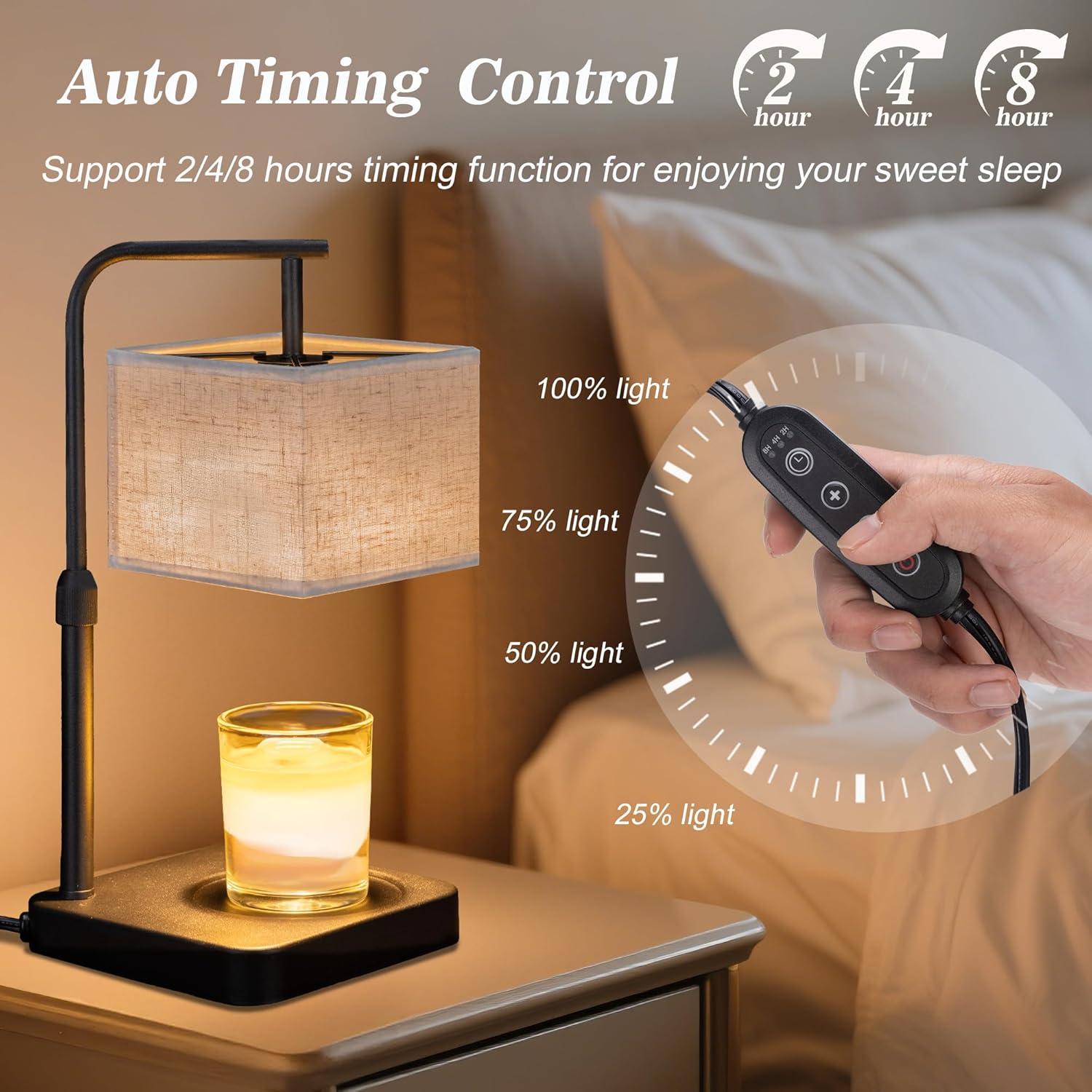 Lámpara Calentadora de Velas QUANXING con Temporizador 50W