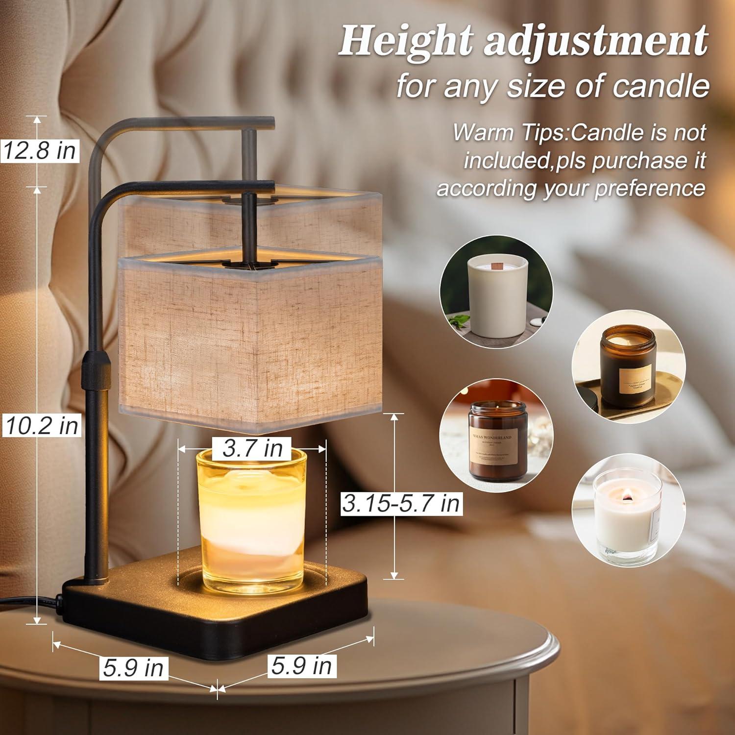 Lámpara Calentadora de Velas QUANXING con Temporizador 50W