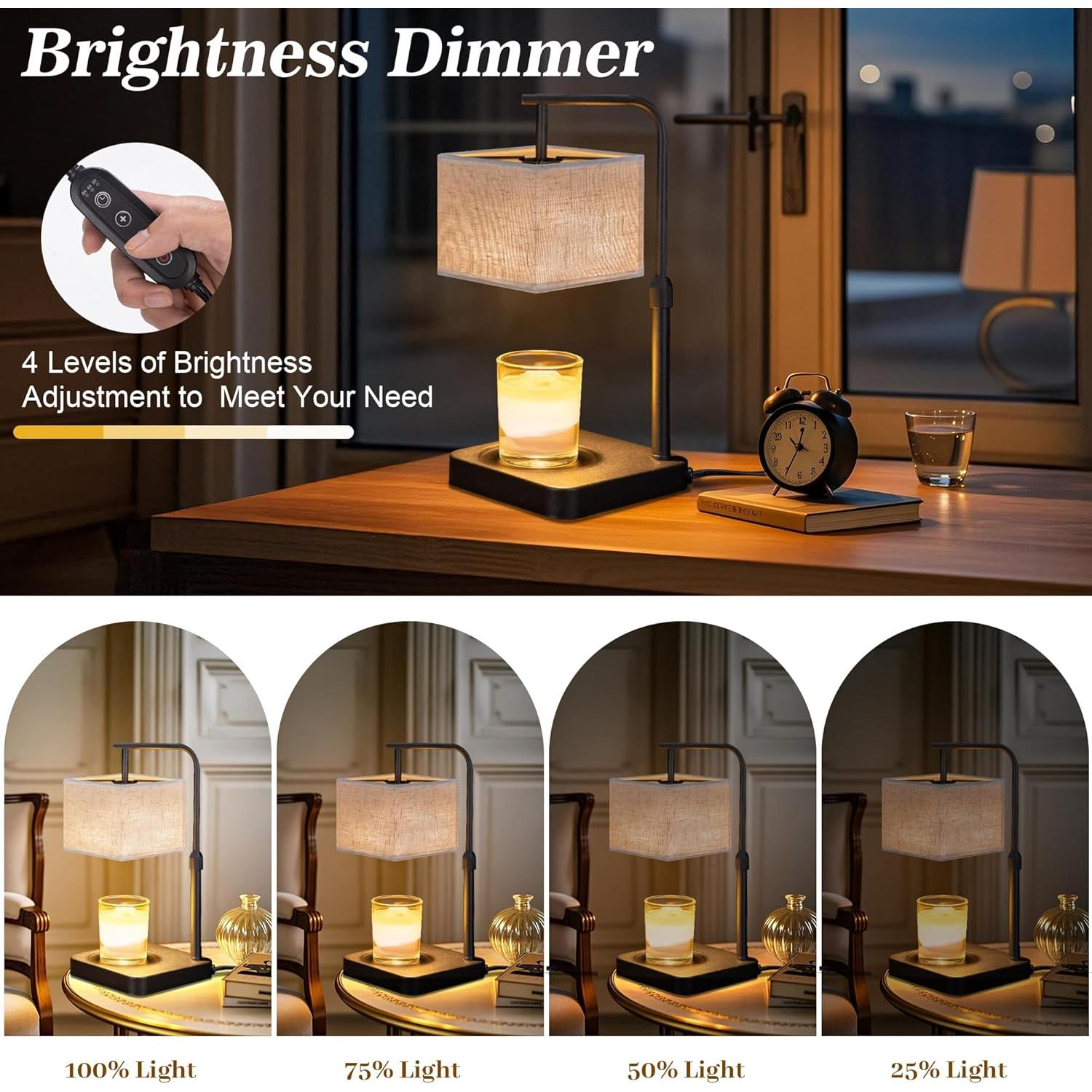 Lámpara Calentadora de Velas QUANXING con Temporizador 50W