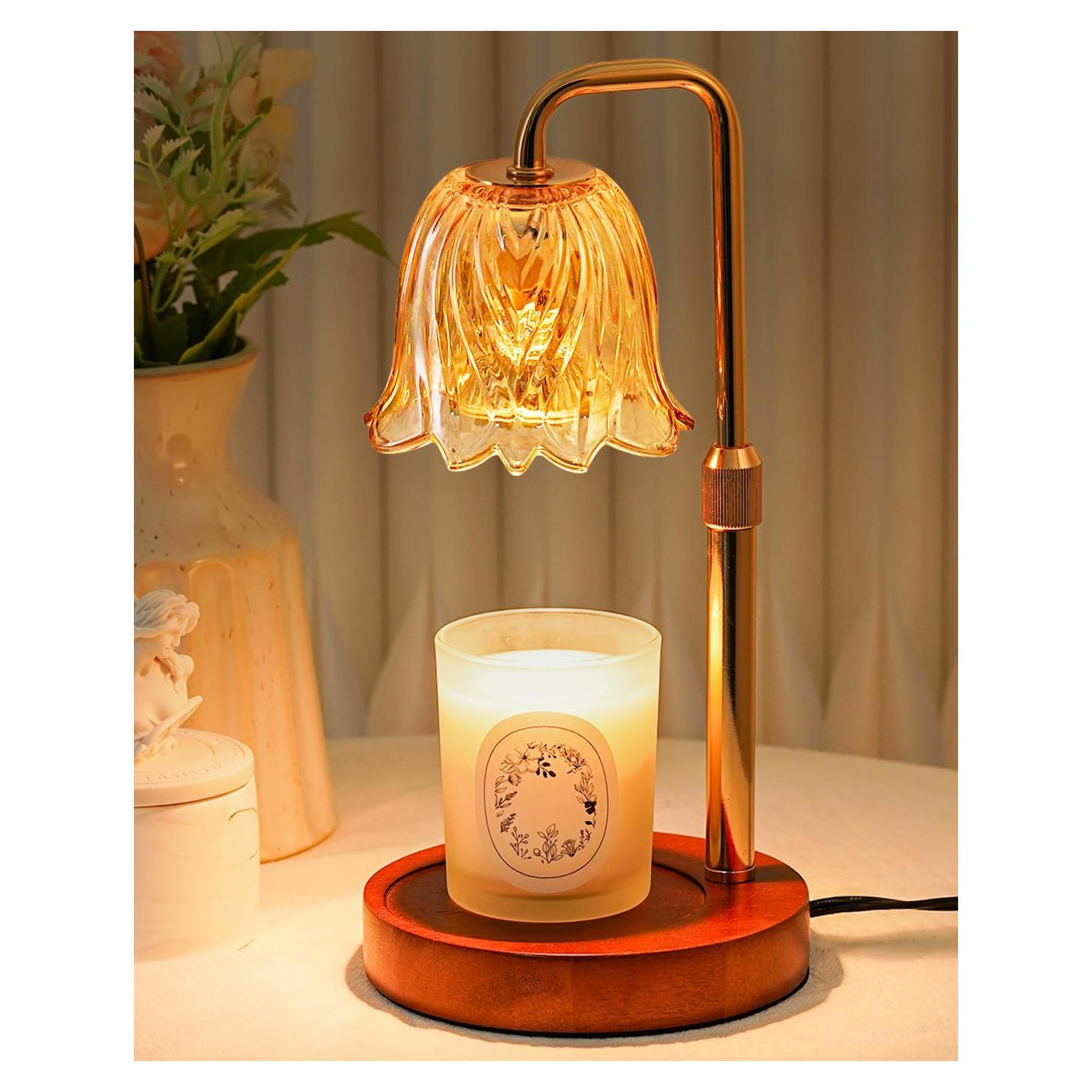 Lámpara Calentadora de Velas Funslive con Temporizador y Brillo Ajustable