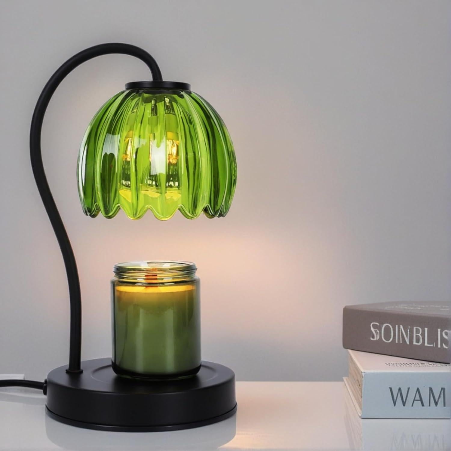 Lámpara Calentadora de Velas VAPOURSKY Verde con Temporizador