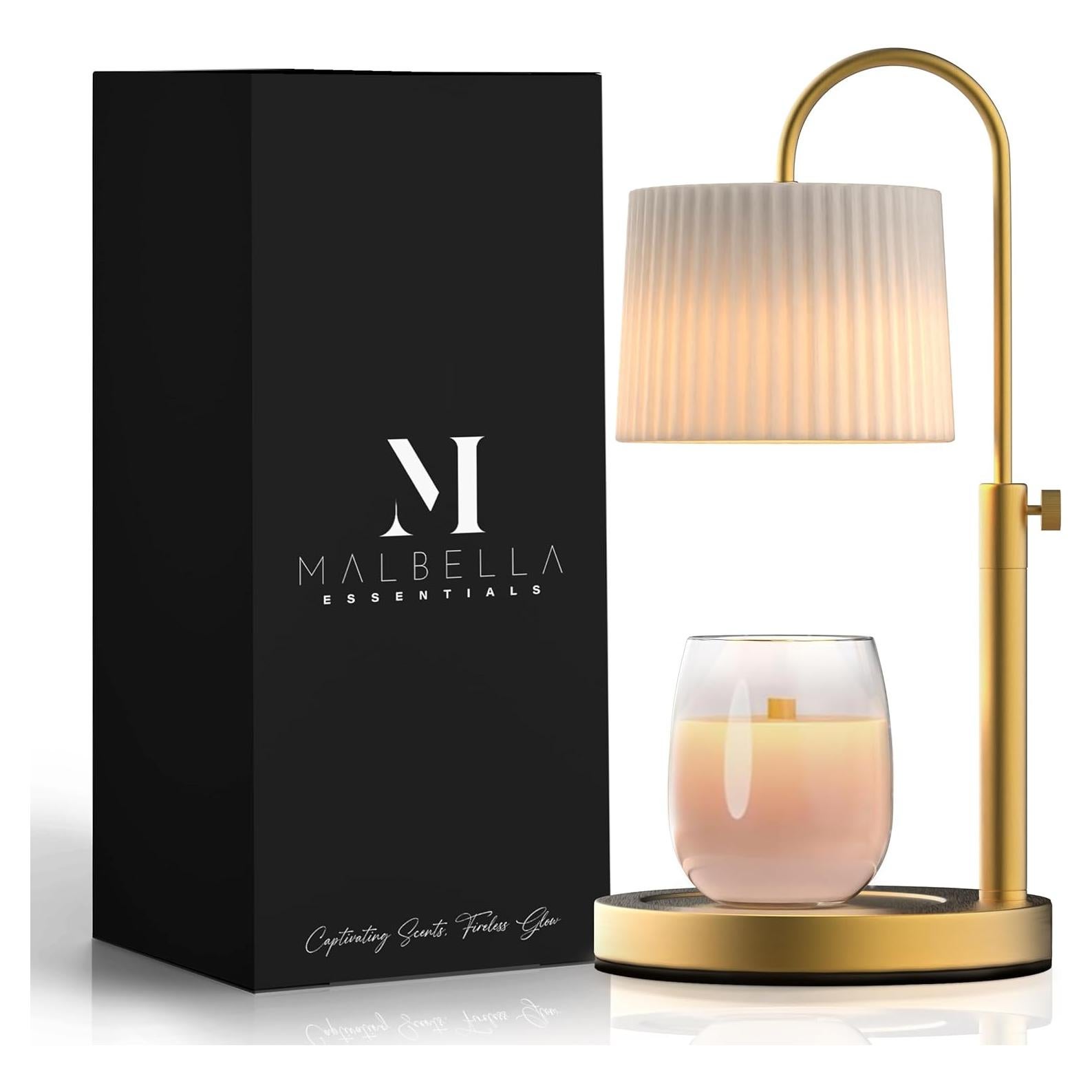 Lámpara Calentadora de Vela Malbella Essentials Regulable 33.8cm