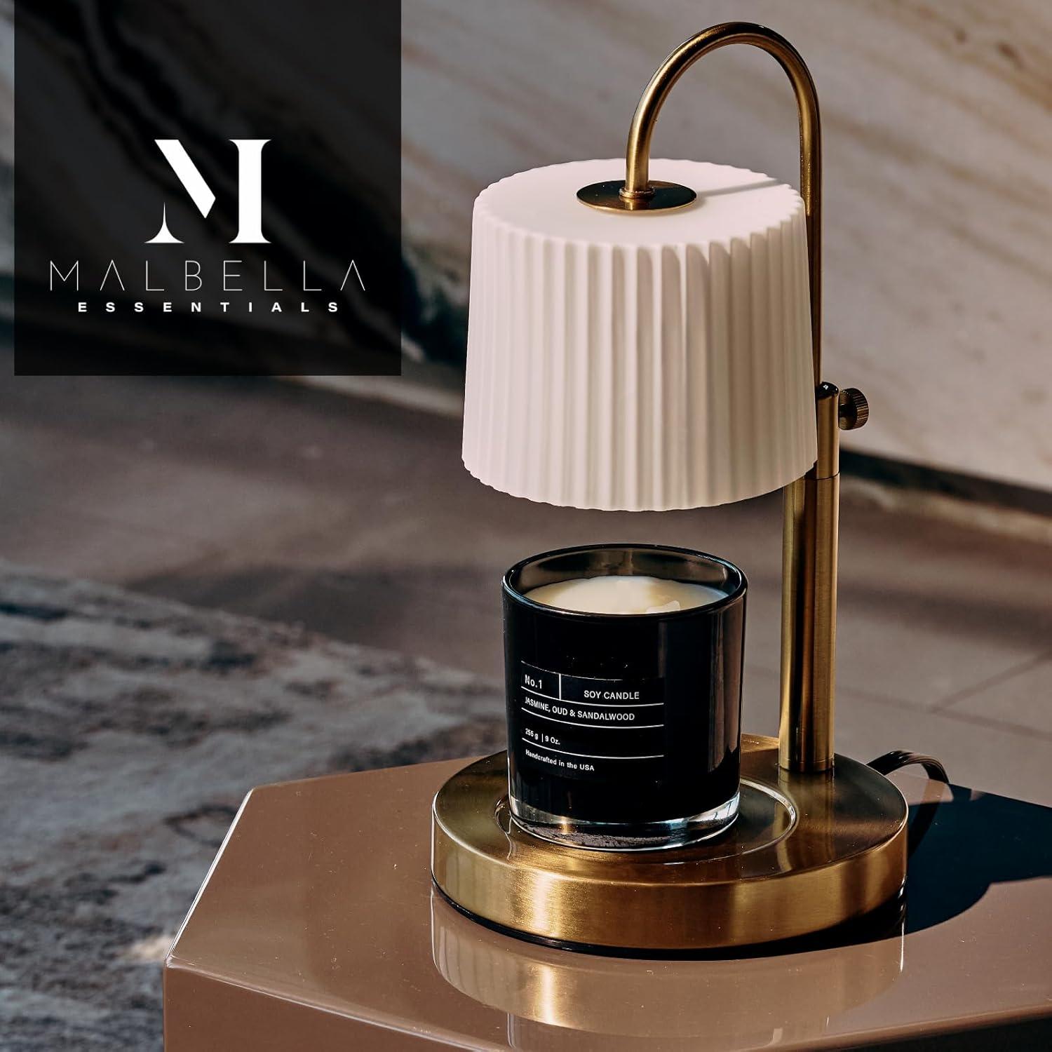 Lámpara Calentadora de Vela Malbella Essentials Regulable 33.8cm