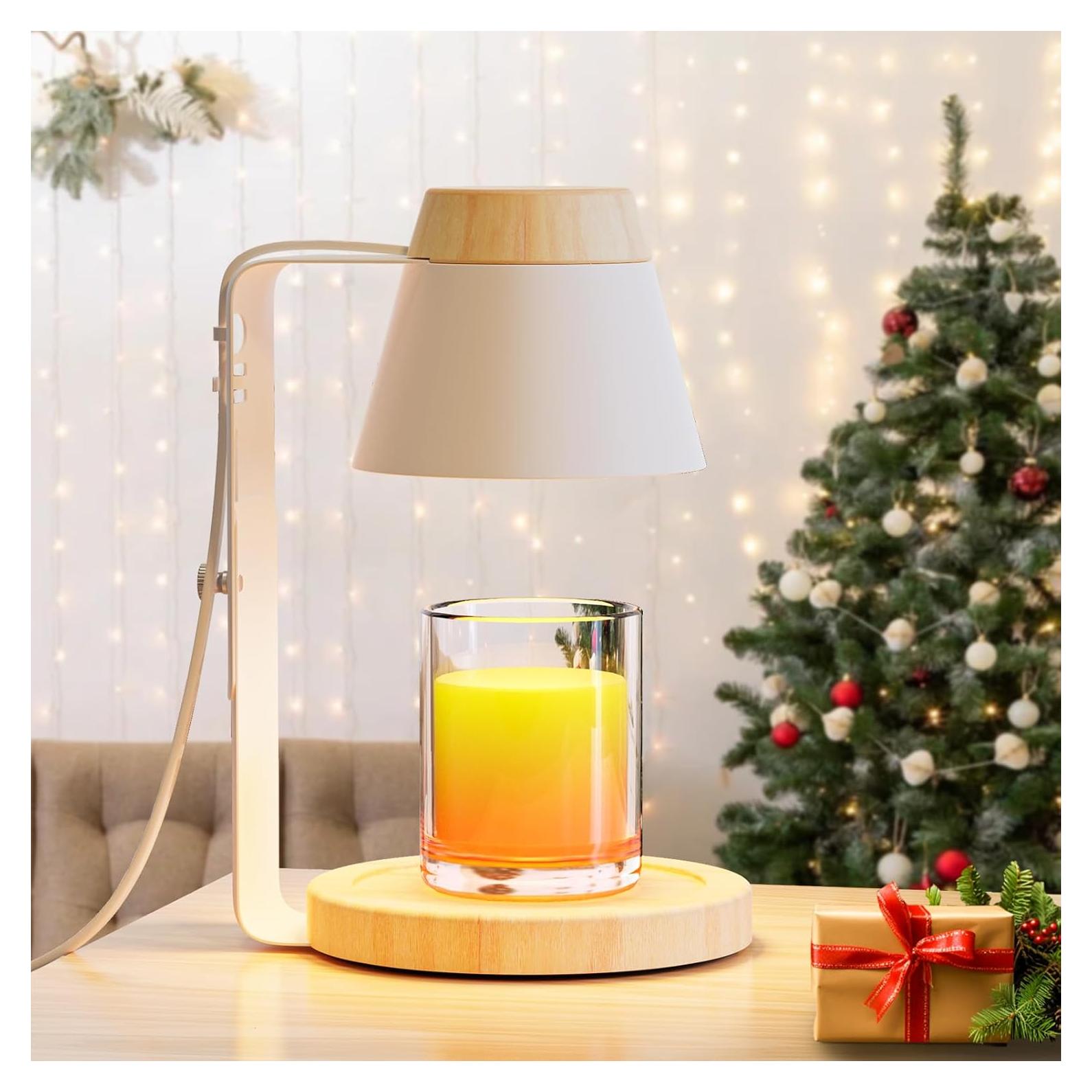 Lámpara Calentadora de Velas WOLDFY Regulable con Temporizador