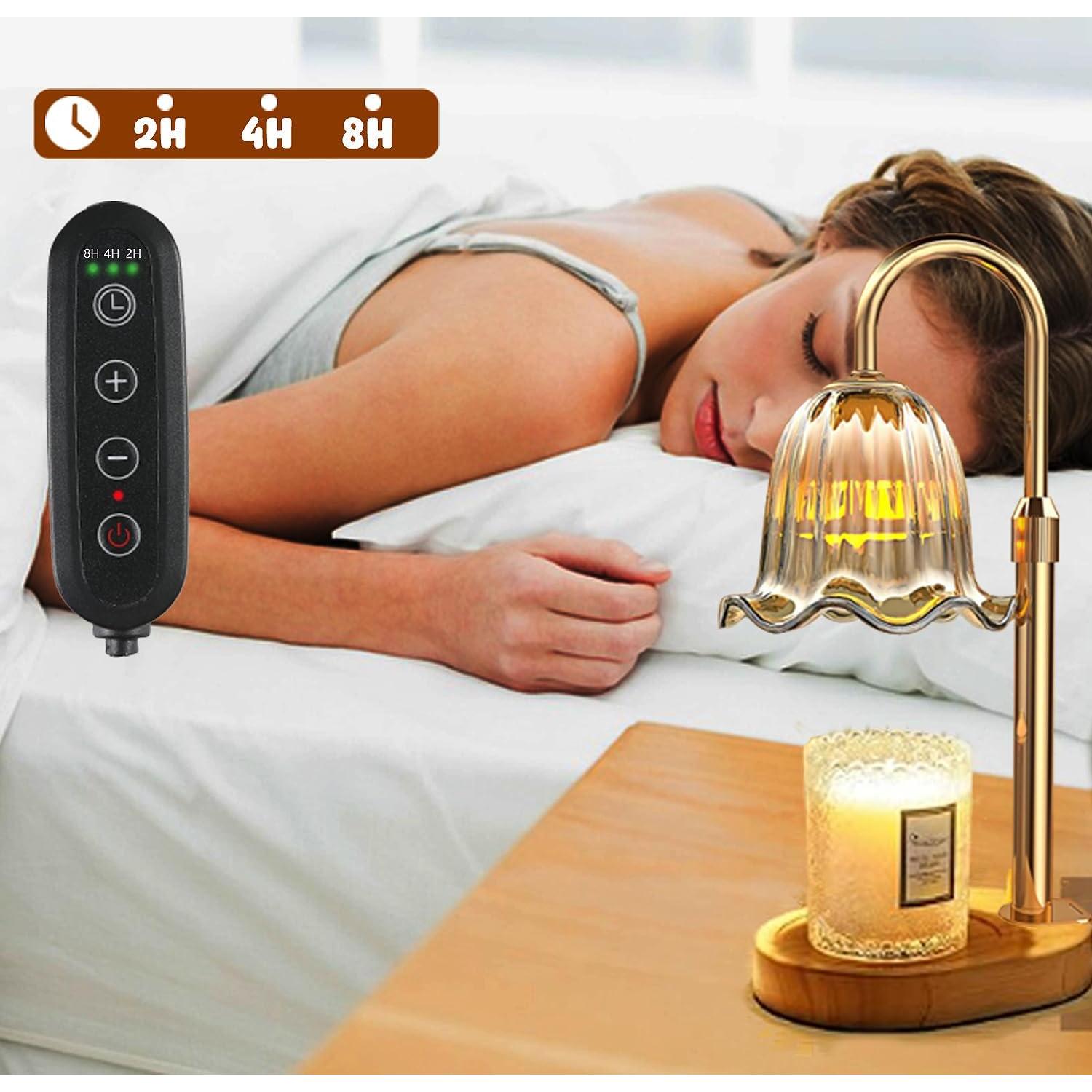 Calentador de Velas MoKasi Ámbar Ajustable con Temporizador