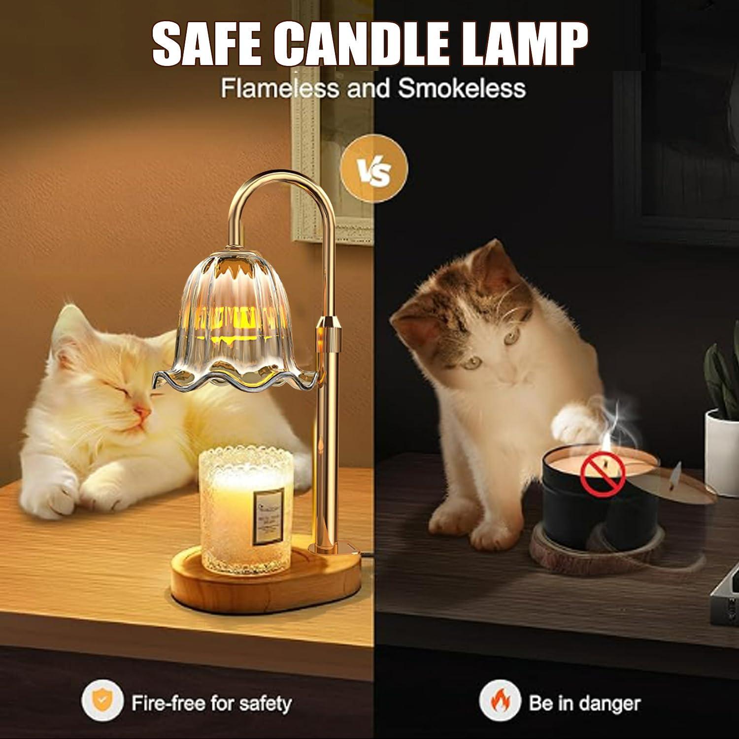 Calentador de Velas MoKasi Ámbar Ajustable con Temporizador