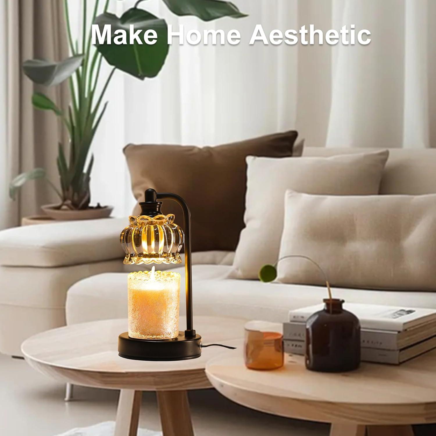 Lámpara Calentadora de Velas EMOGGOKI con Temporizador 50W