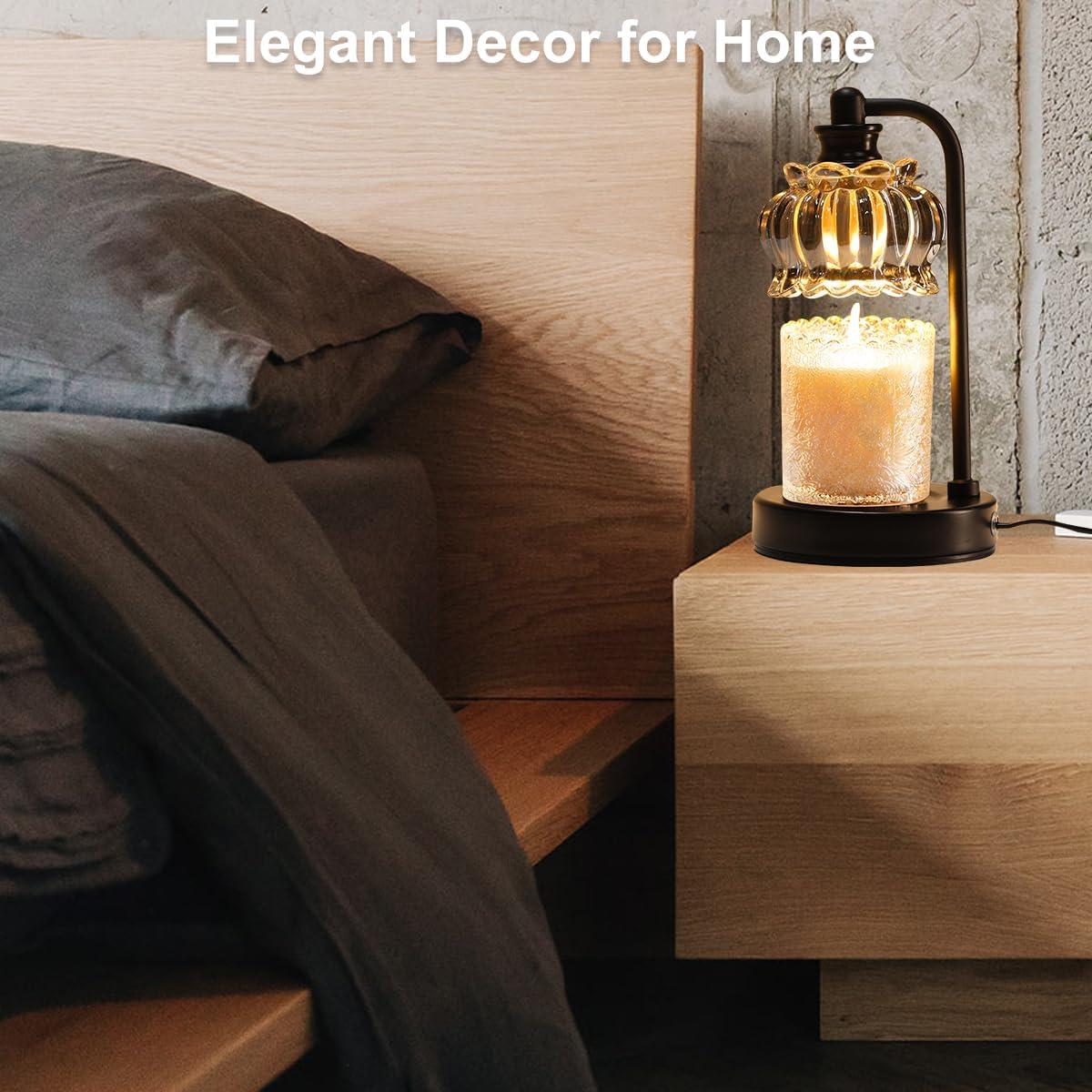 Lámpara Calentadora de Velas EMOGGOKI con Temporizador 50W