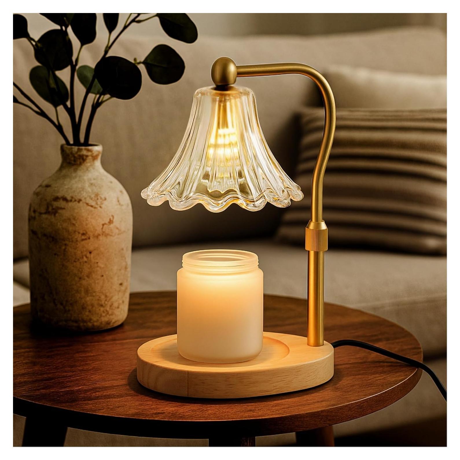 Lámpara Calentadora de Velas Vintage Beilong con Temporizador