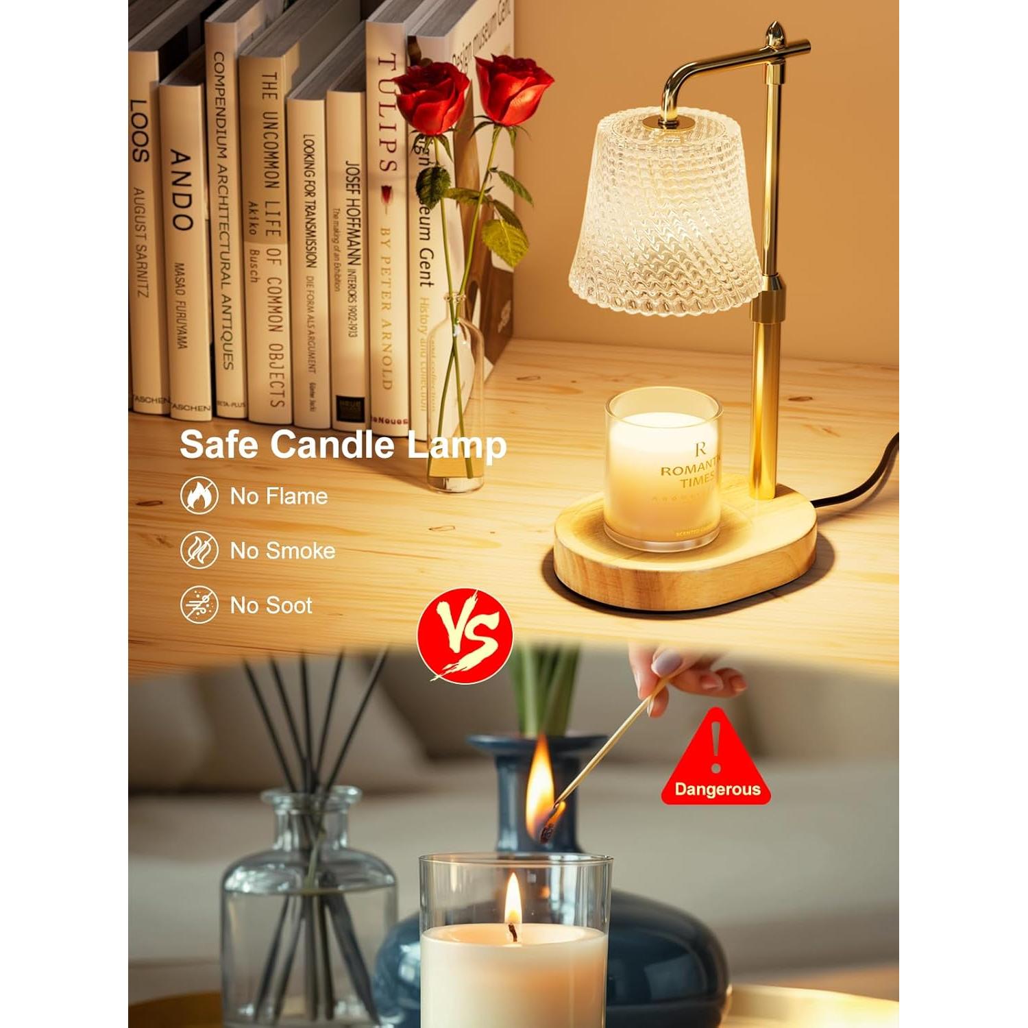 Lámpara Calentadora de Velas muyeziwo con Temporizador 32cm