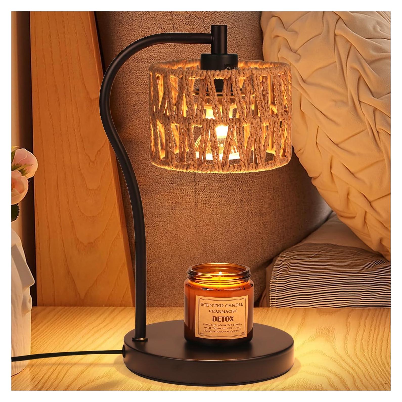 Lámpara Calentadora de Velas Ruiever con Temporizador y 2 Bombillas