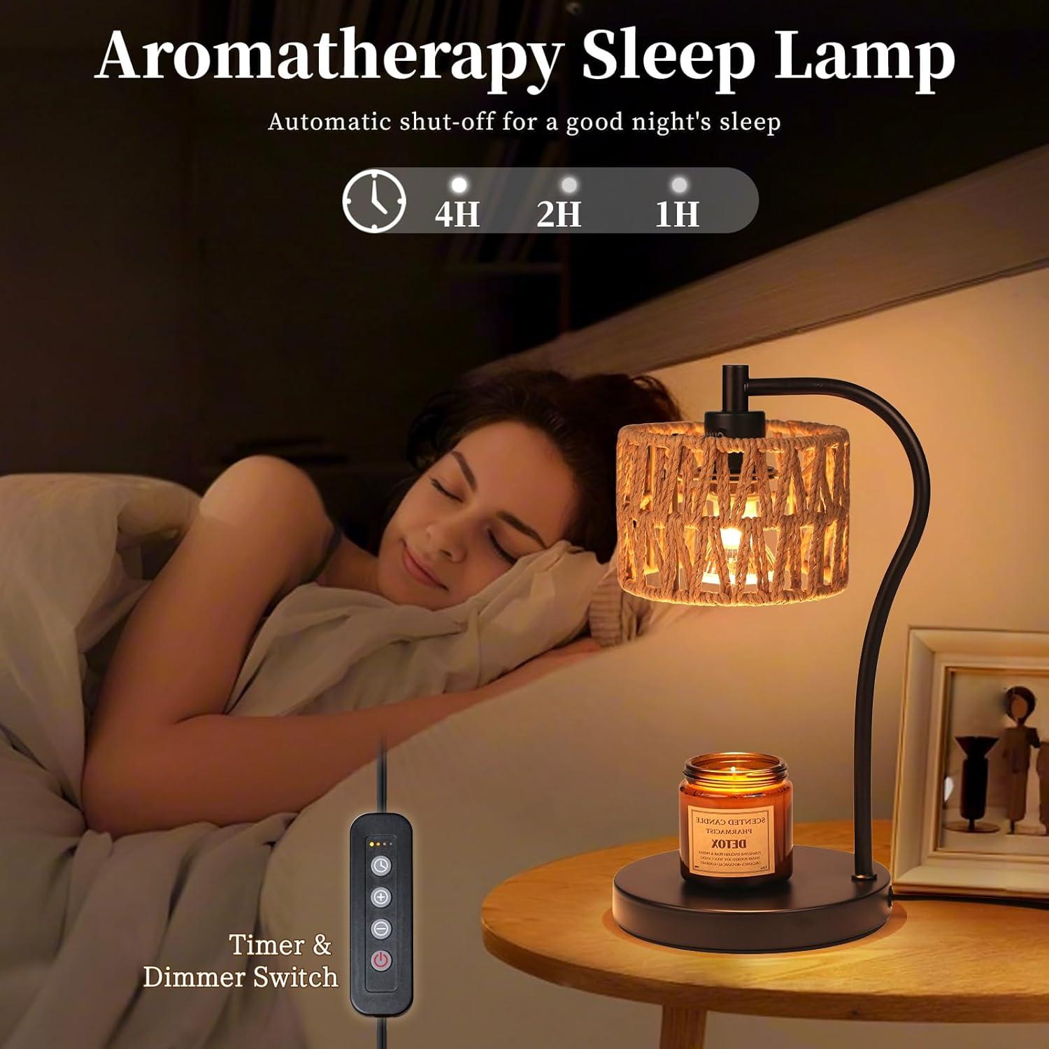 Lámpara Calentadora de Velas Ruiever con Temporizador y 2 Bombillas
