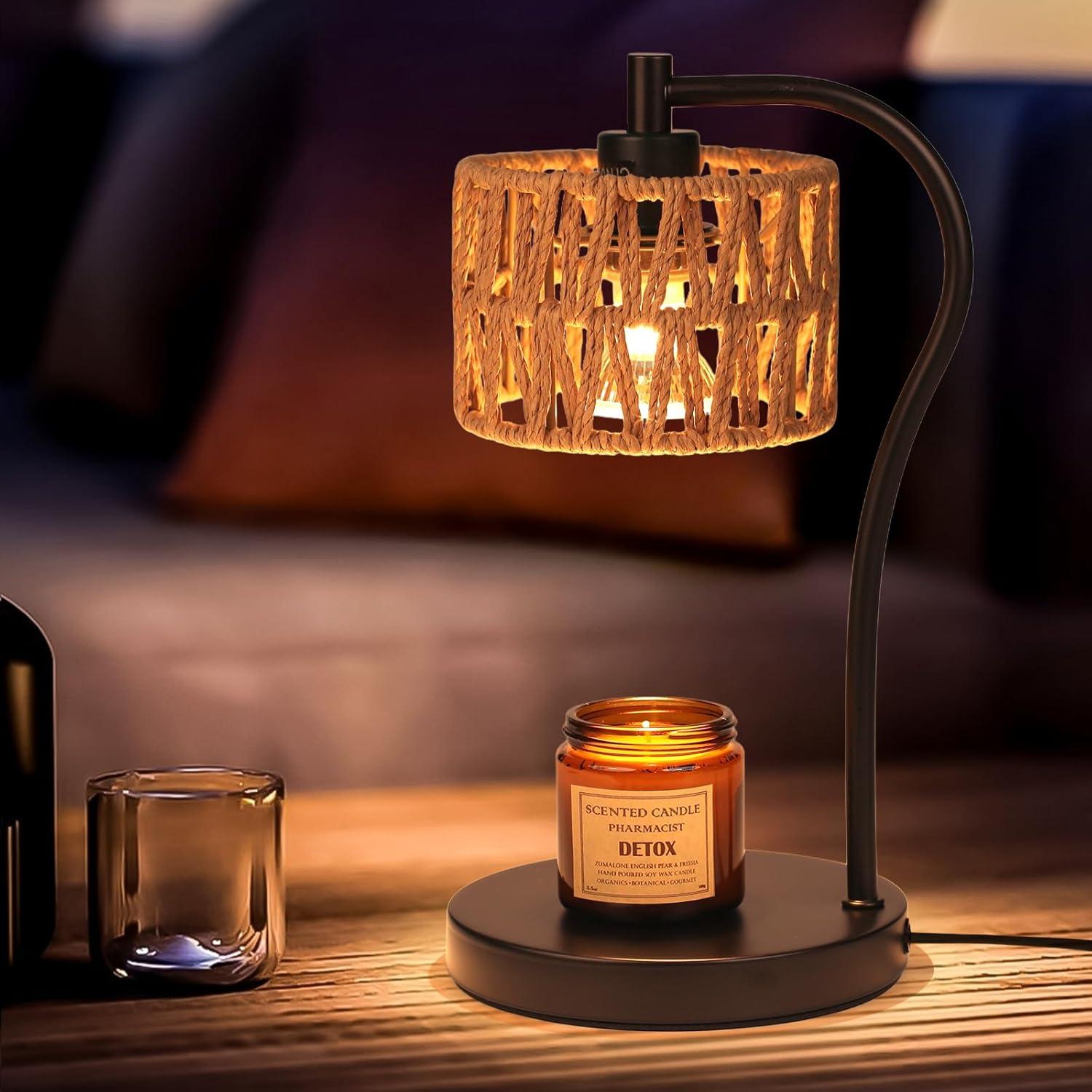 Lámpara Calentadora de Velas Ruiever con Temporizador y 2 Bombillas