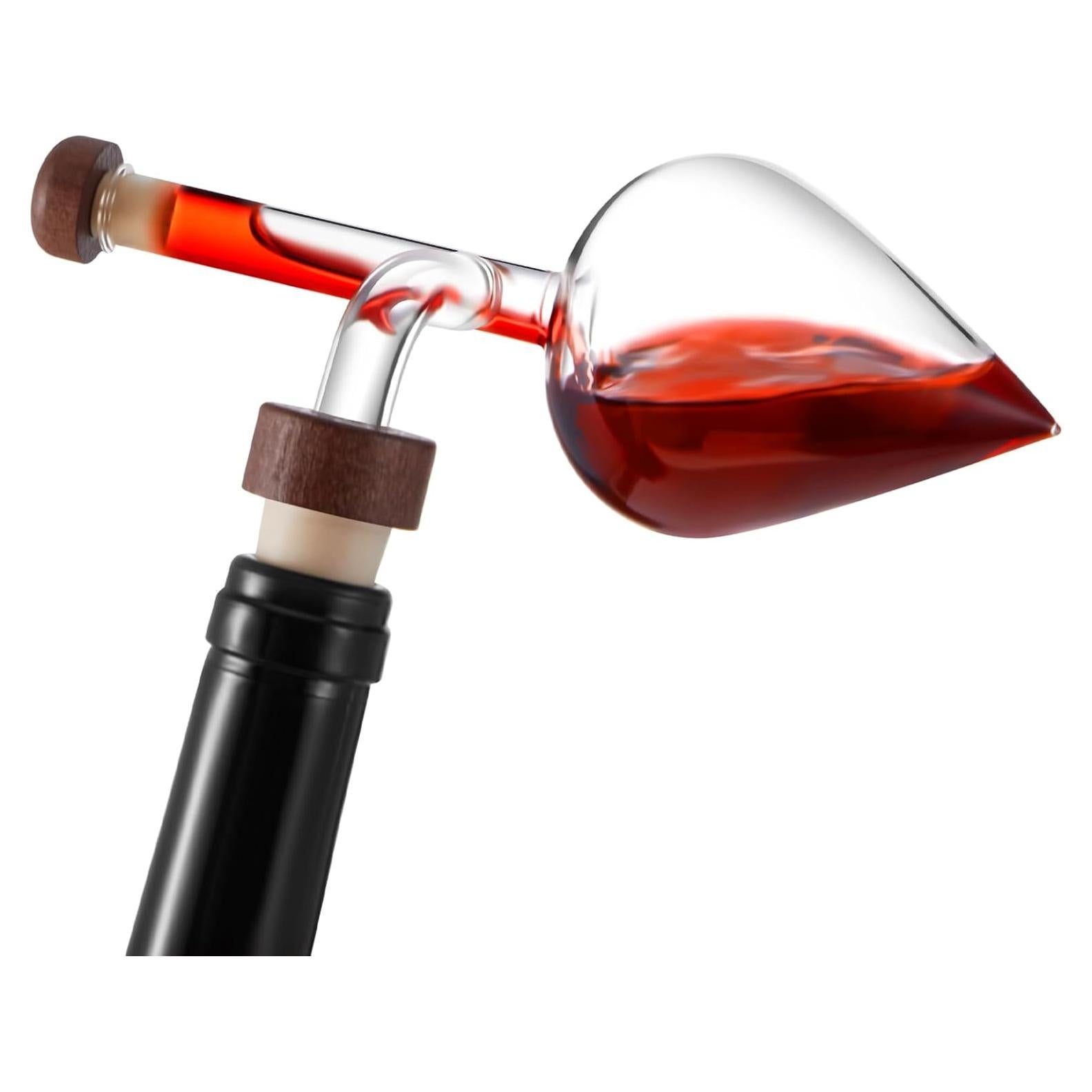 Decantador de vino CHENGU con aireador y vertedor 17.5x6.5cm