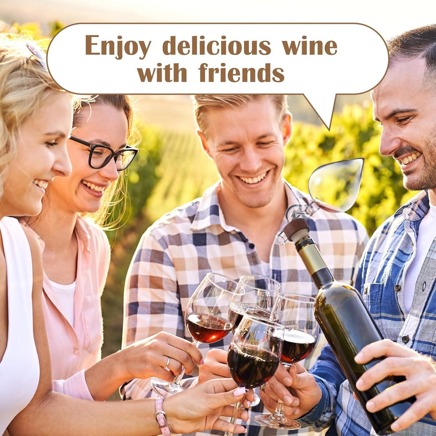 Decantador de vino CHENGU con aireador y vertedor 17.5x6.5cm