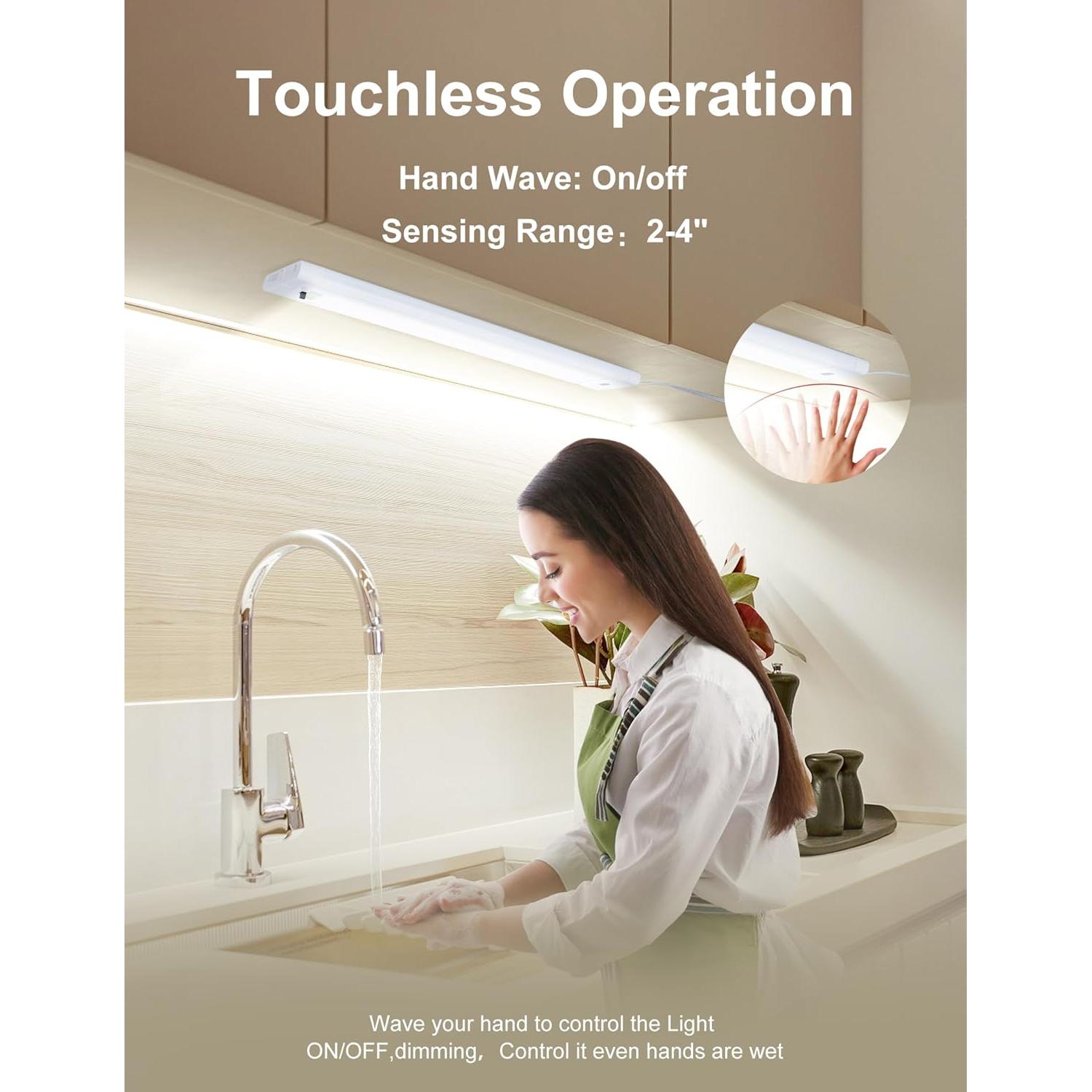 Luces LED de Gabinete iQuincy 30 cm Regulables 5 CCT