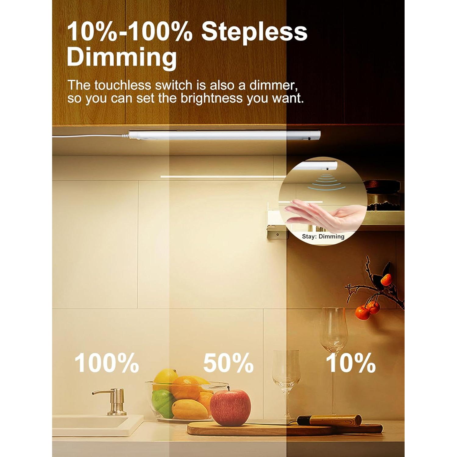 Luces LED de Gabinete iQuincy 30 cm Regulables 5 CCT