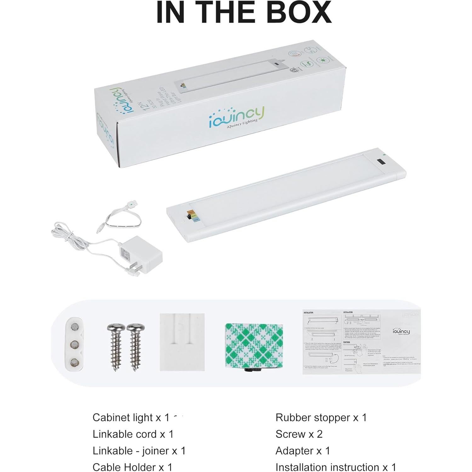 Luces LED de Gabinete iQuincy 30 cm Regulables 5 CCT