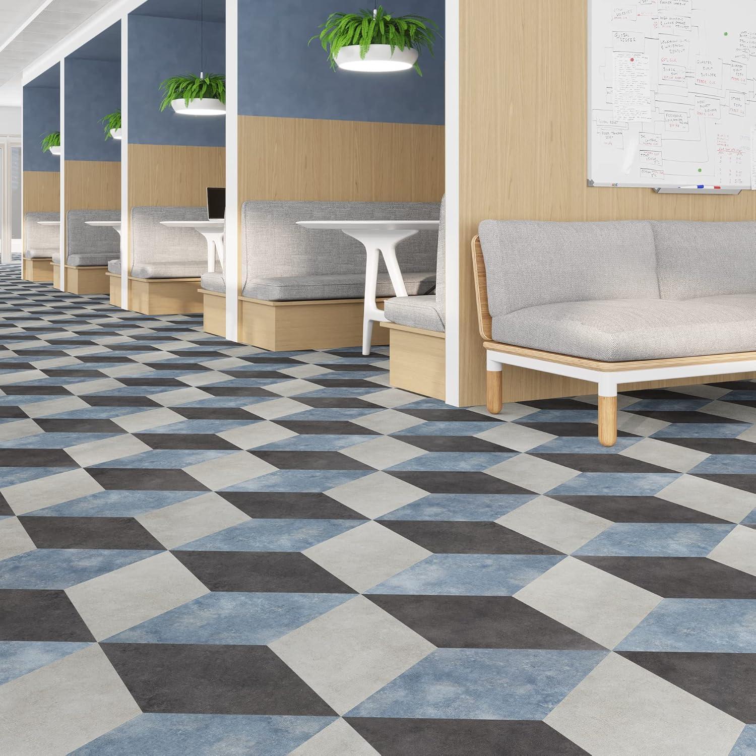 Losas de Vinilo Lucida Surfaces MosaiCore 26 Pzas 1.41 m²