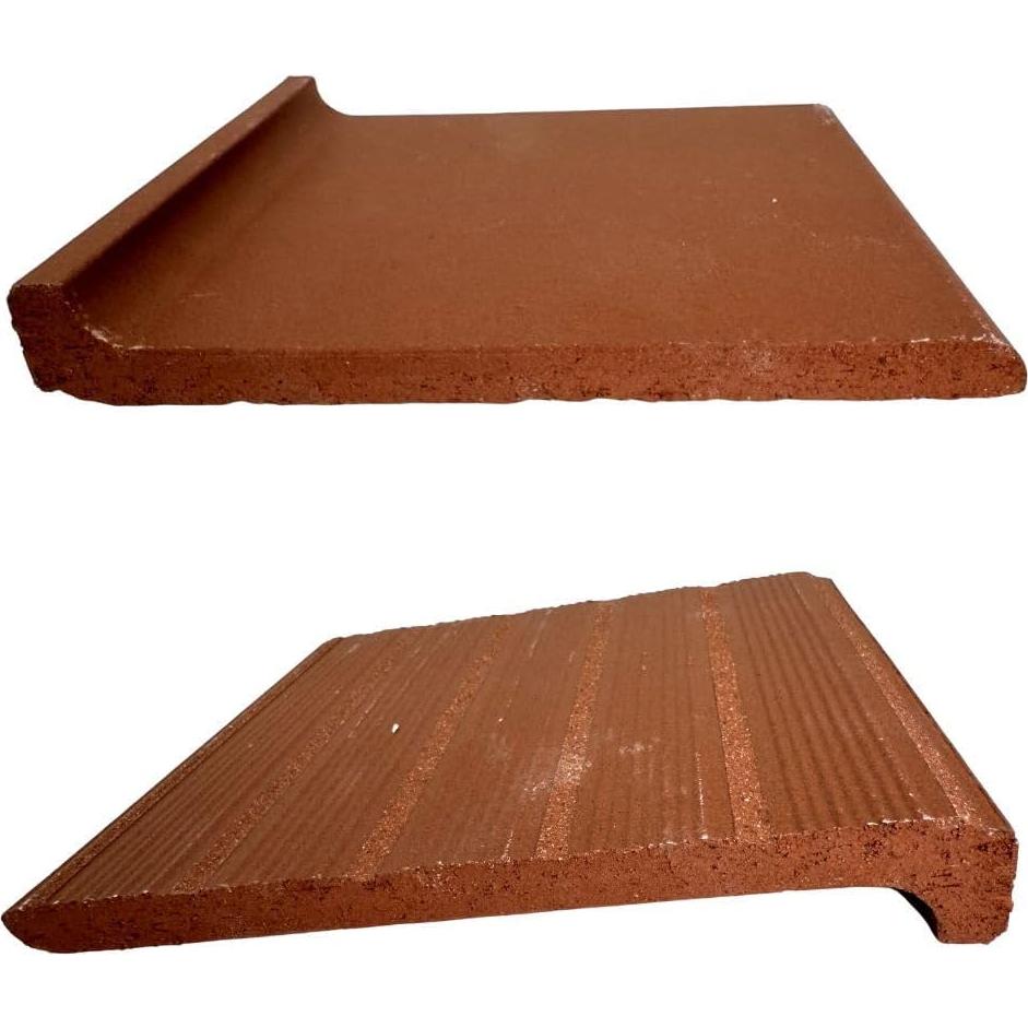 Azulejo de Cerámica Tenedos Colonial Rojo 15.24x15.24 cm - Pack de 12