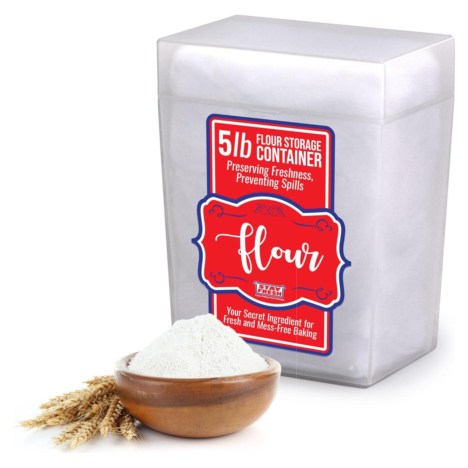 Contenedor de Almacenamiento de Harina Stay Fresh 2.27kg