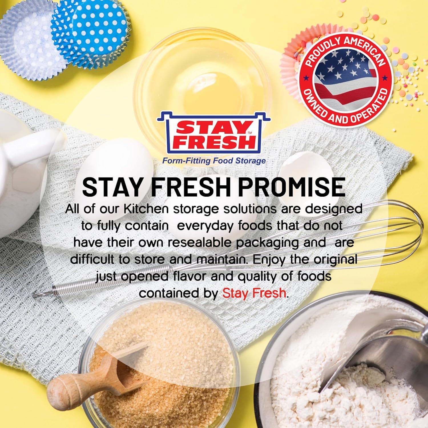 Contenedor de Almacenamiento de Harina Stay Fresh 2.27kg