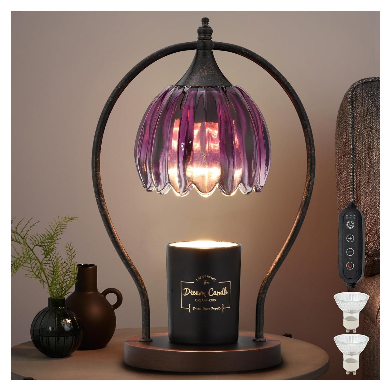 Calentador de Velas Goodbuy Regulable con Temporizador Púrpura