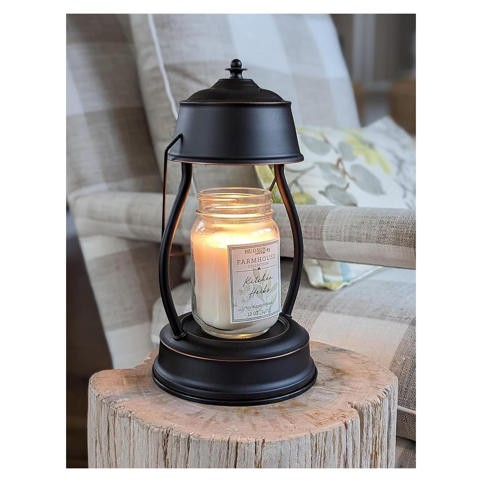 Lámpara Calentadora de Velas WICCA WICKS Bronce Frotado