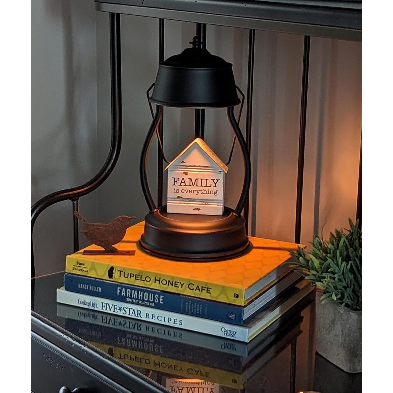 Lámpara Calentadora de Velas WICCA WICKS Bronce Frotado