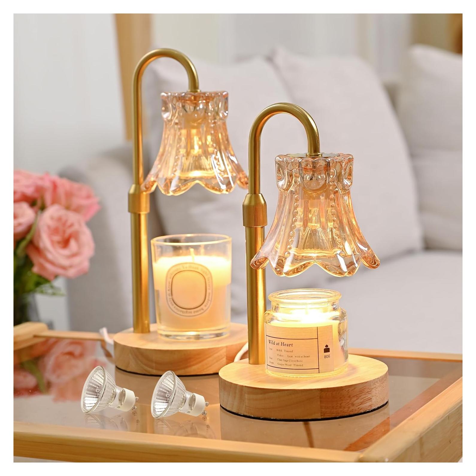 Lámparas Calentadoras de Velas JACKYLED 2-Pack con Temporizador