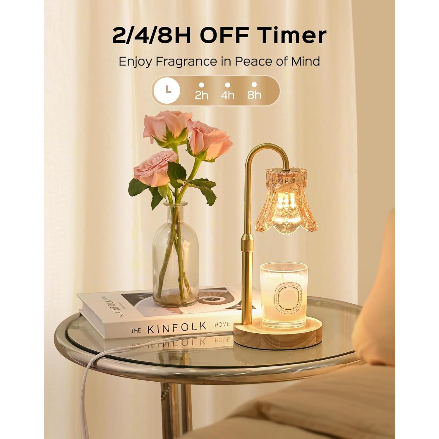 Lámparas Calentadoras de Velas JACKYLED 2-Pack con Temporizador