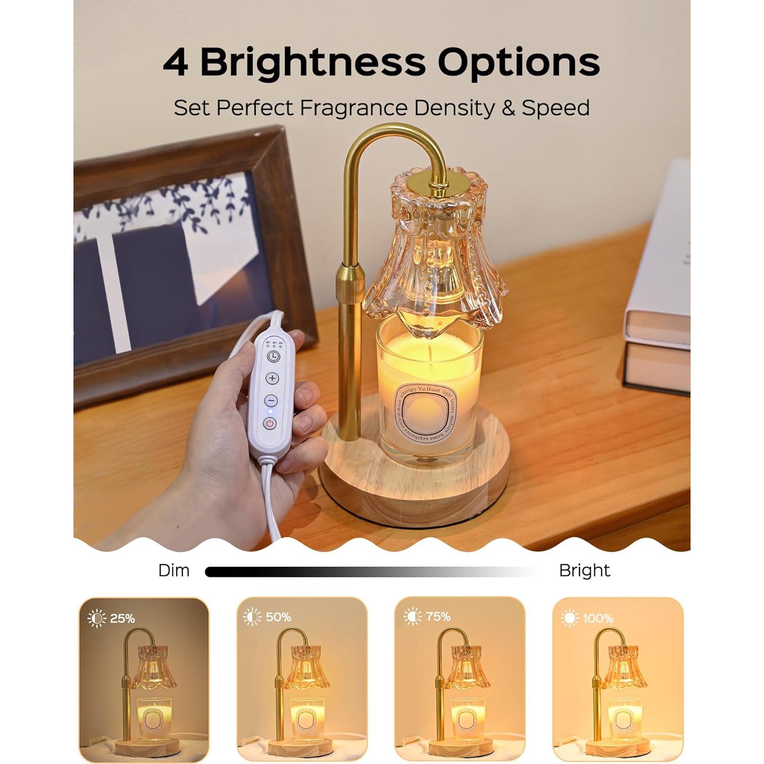 Lámparas Calentadoras de Velas JACKYLED 2-Pack con Temporizador