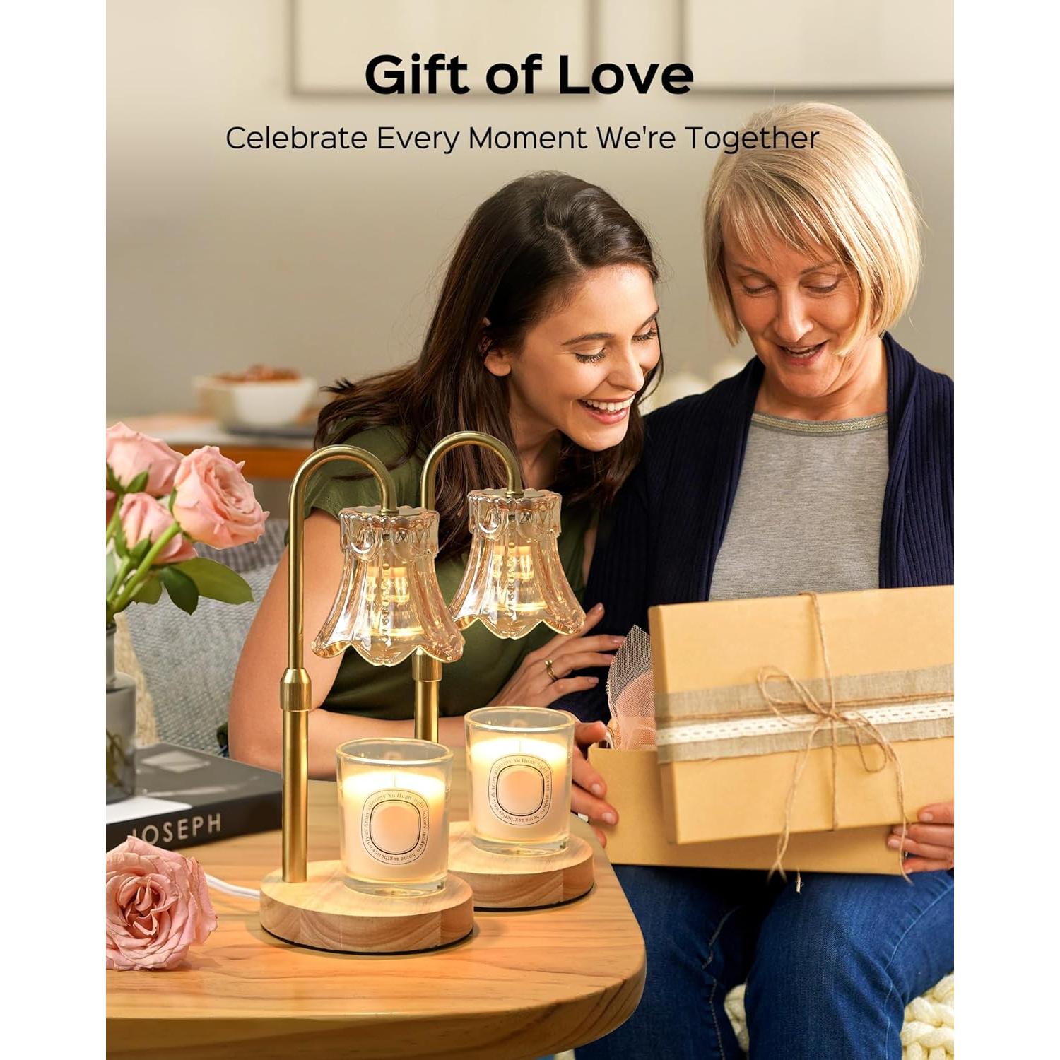 Lámparas Calentadoras de Velas JACKYLED 2-Pack con Temporizador