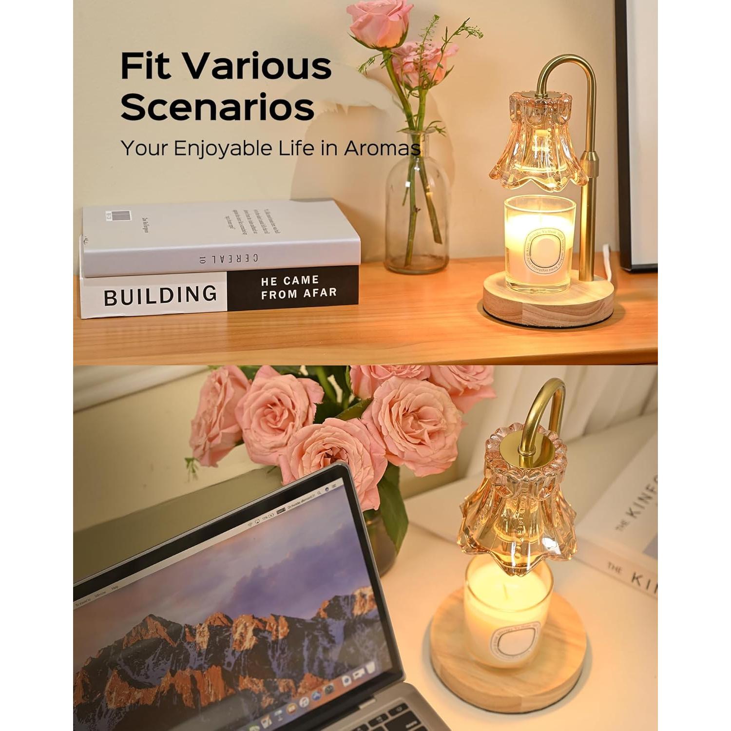 Lámparas Calentadoras de Velas JACKYLED 2-Pack con Temporizador