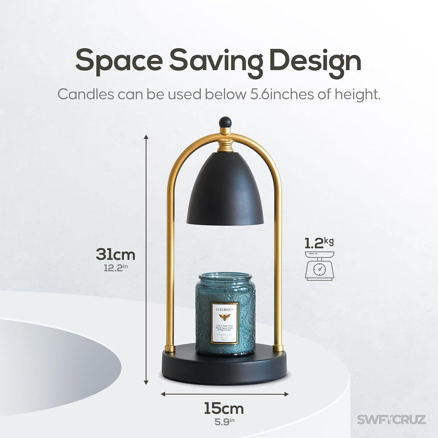 Lámpara Calentadora de Velas SWFTCRUZ con Temporizador 50W