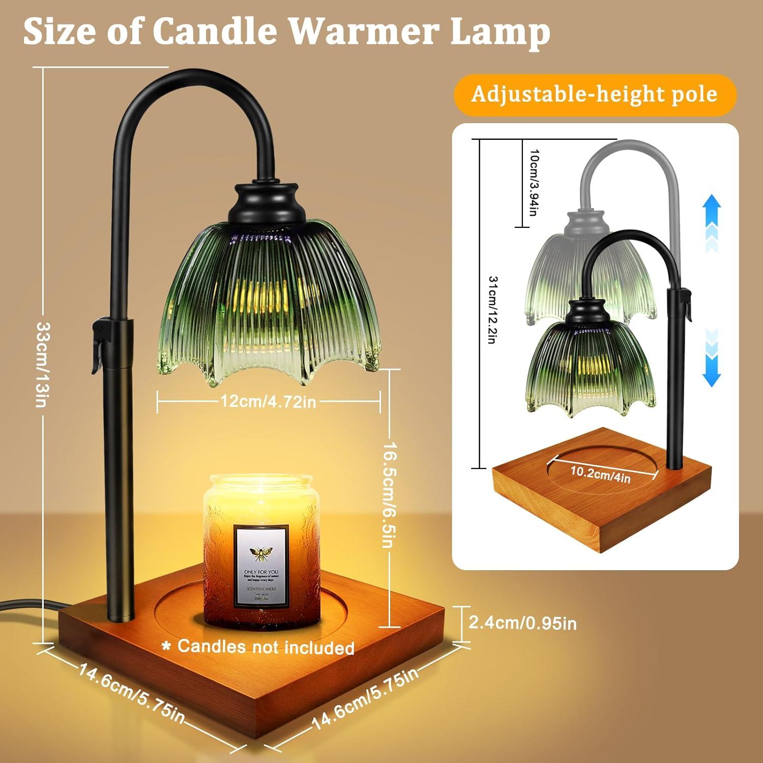 Lámpara Calentadora de Velas YGS-Tech con Temporizador y Regulador