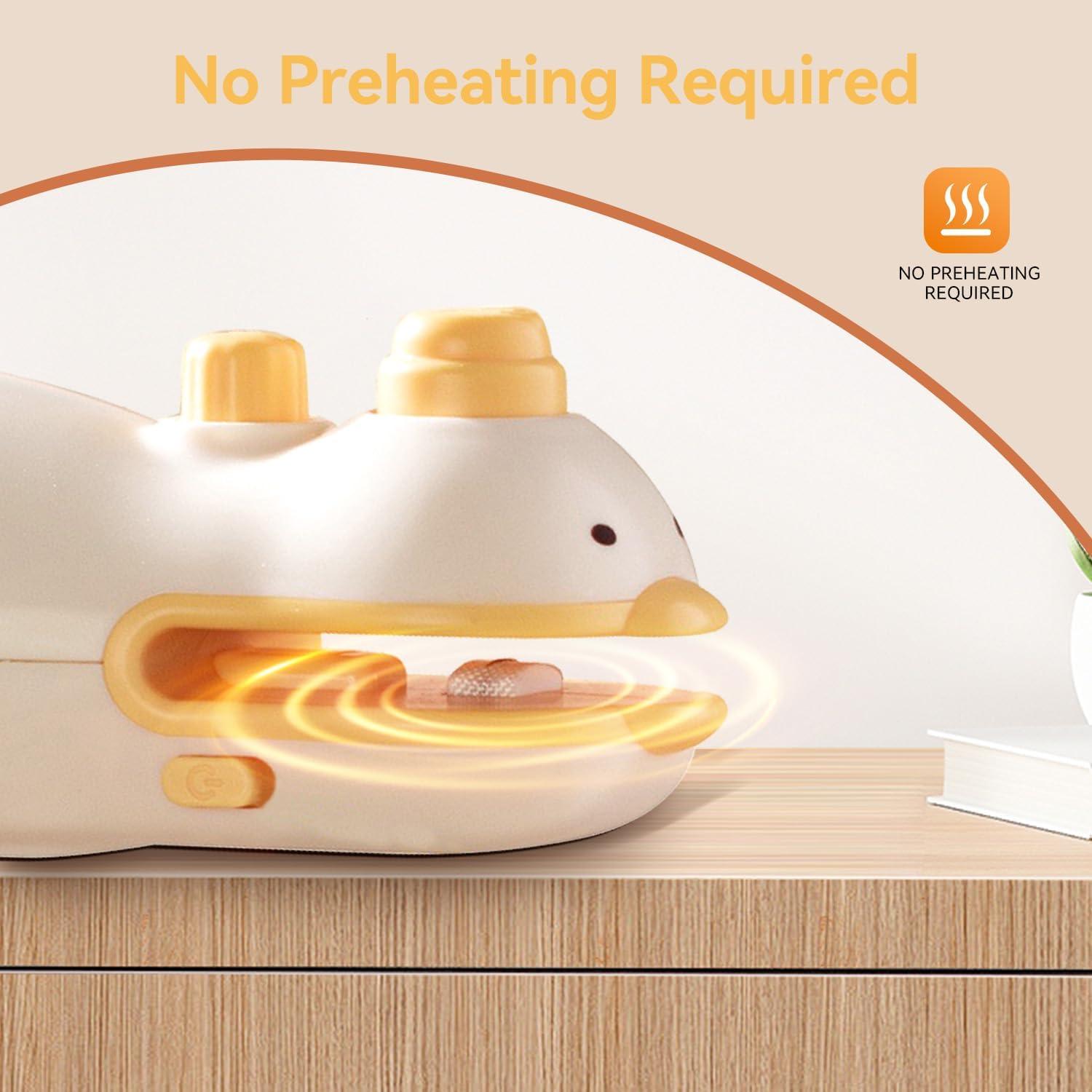 Sello de Bolsa Mini 2 en 1 PATO Recargable USB con Cortador