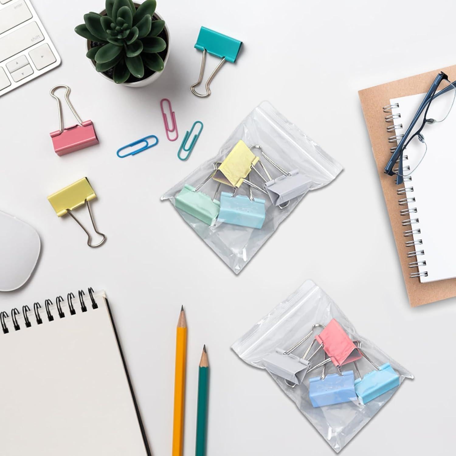 600 Mini Bolsas Plásticas Re sellables Bonison - 6 Tamaños Variados