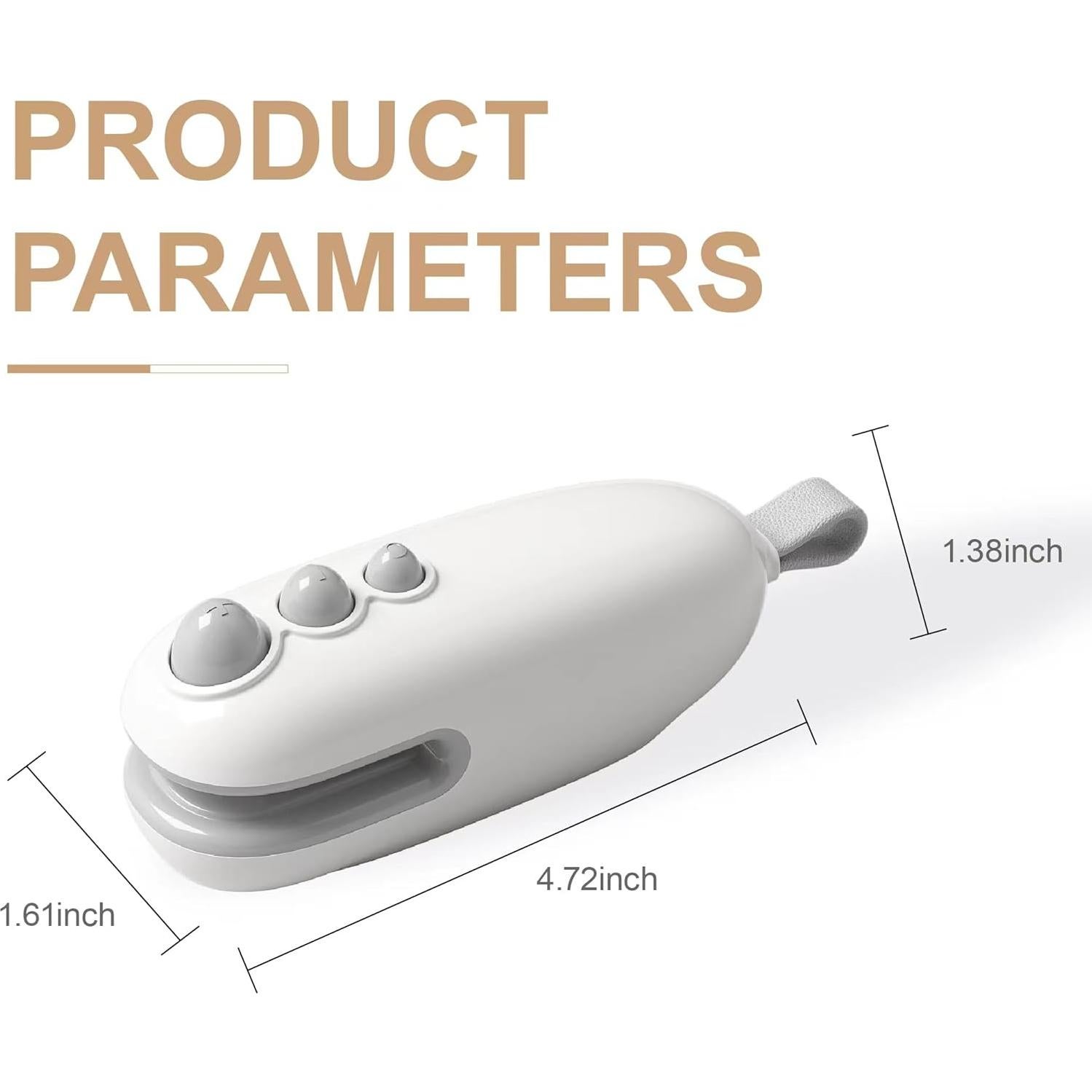 Mini Sello Térmico Aebveicc 2 en 1 Recargable para Bolsas