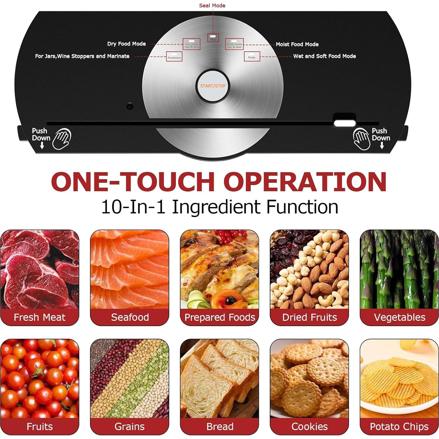 Máquina de Sellado al Vacío MAXVINI VS6630 65KPA Compacta