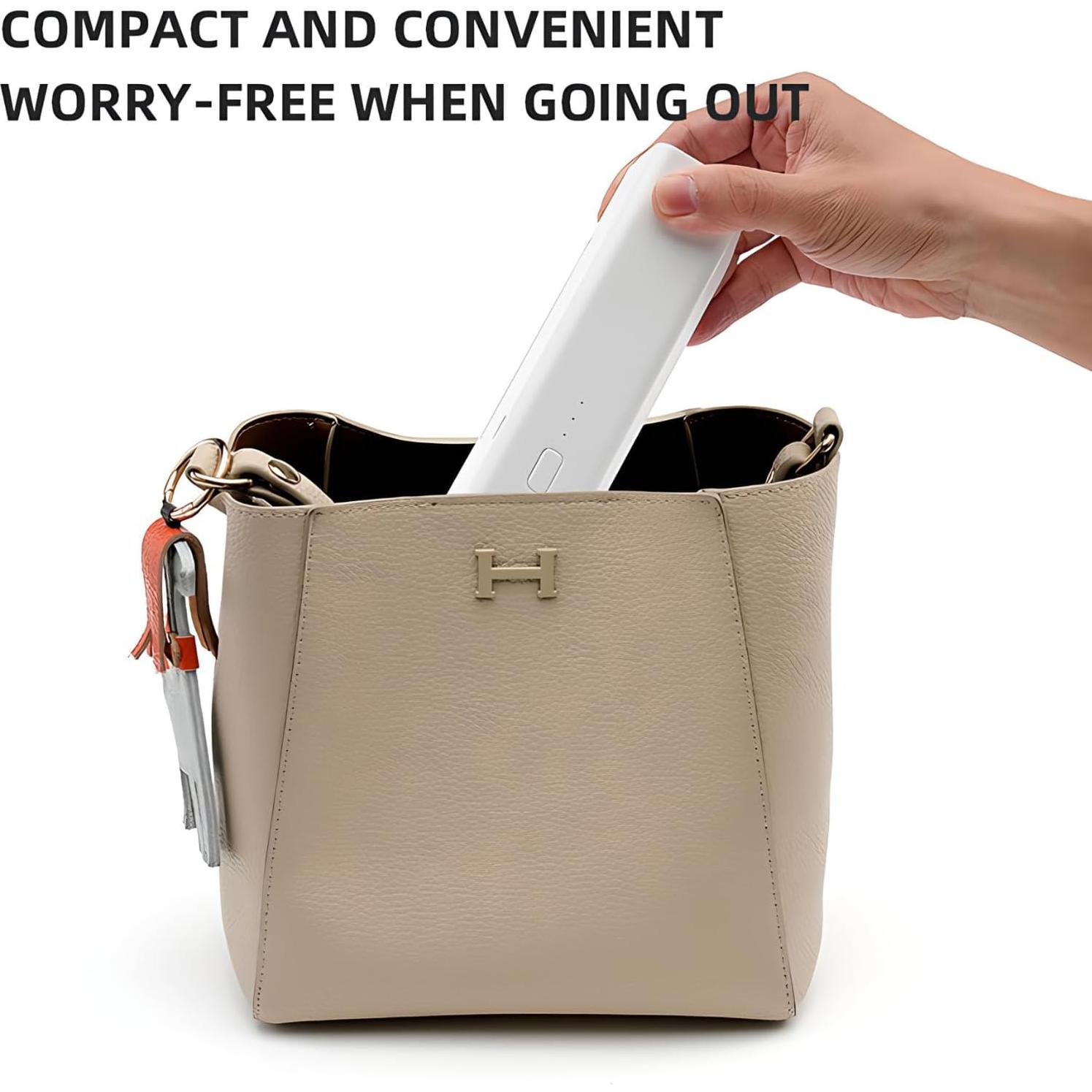 Mini Sello Térmico ZKIRON Blanco - Sellador de Comida Recargable USB 10cm