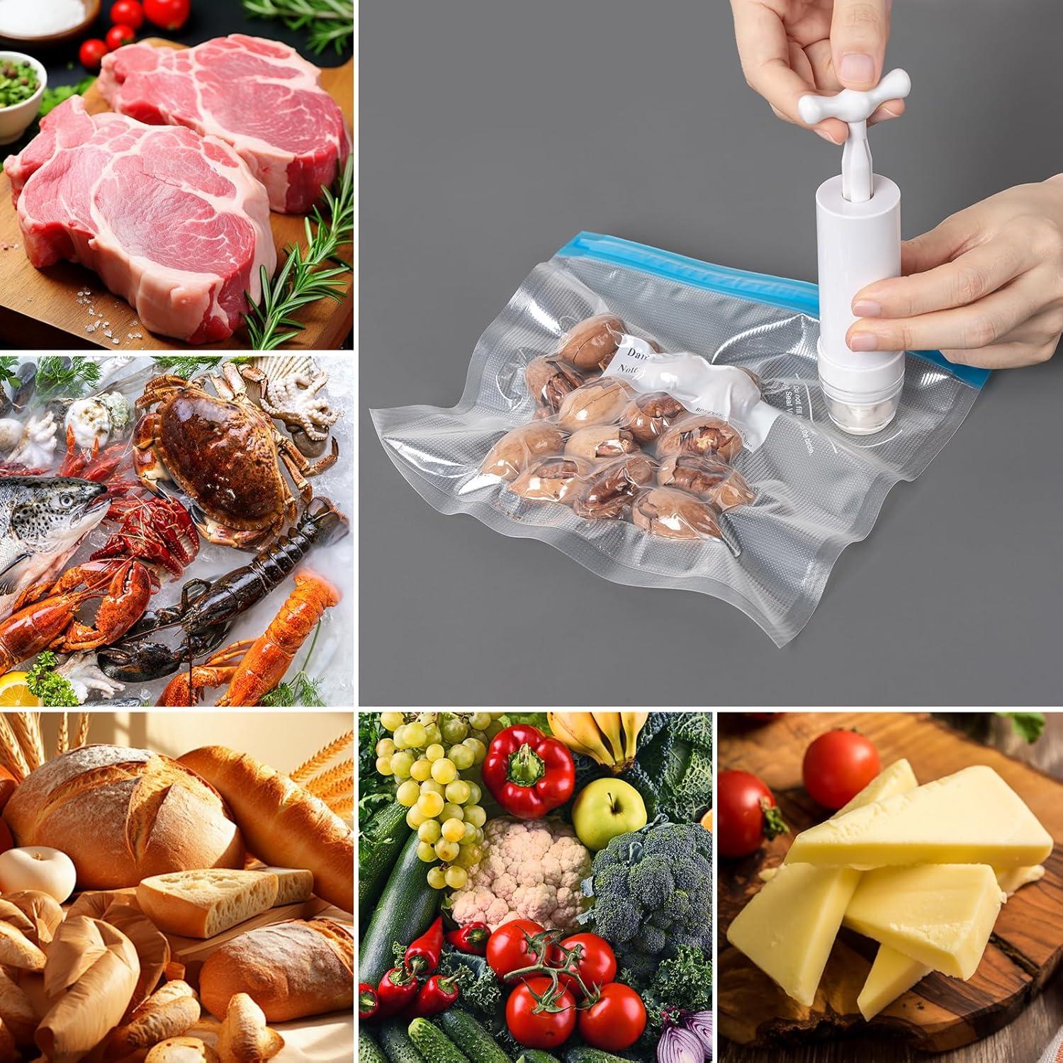 Bomba de Vacío Manual Portátil XIXIMKT para Sous Vide 2-Pack