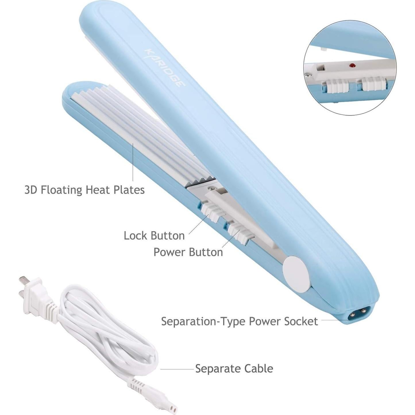 Sellador de Bolsas Manual Karidge Azul 20W para Alimentos