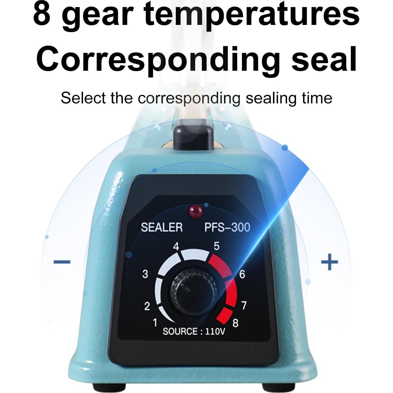 Máquina de Sellado por Impulso 8" YOYALANP Metal 150W