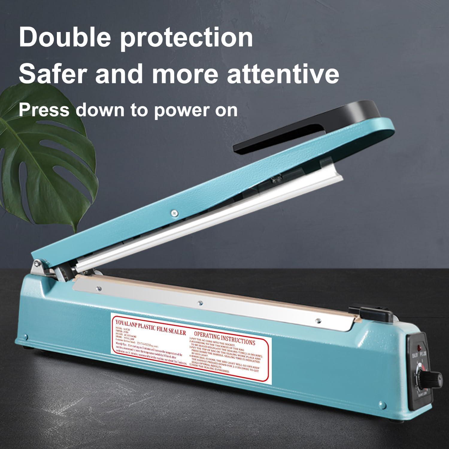 Máquina de Sellado por Impulso 8" YOYALANP Metal 150W