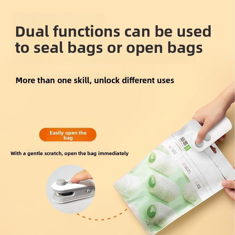 Mini Sello de Bolsa Recargable USB-C FK-01 Azul 258g