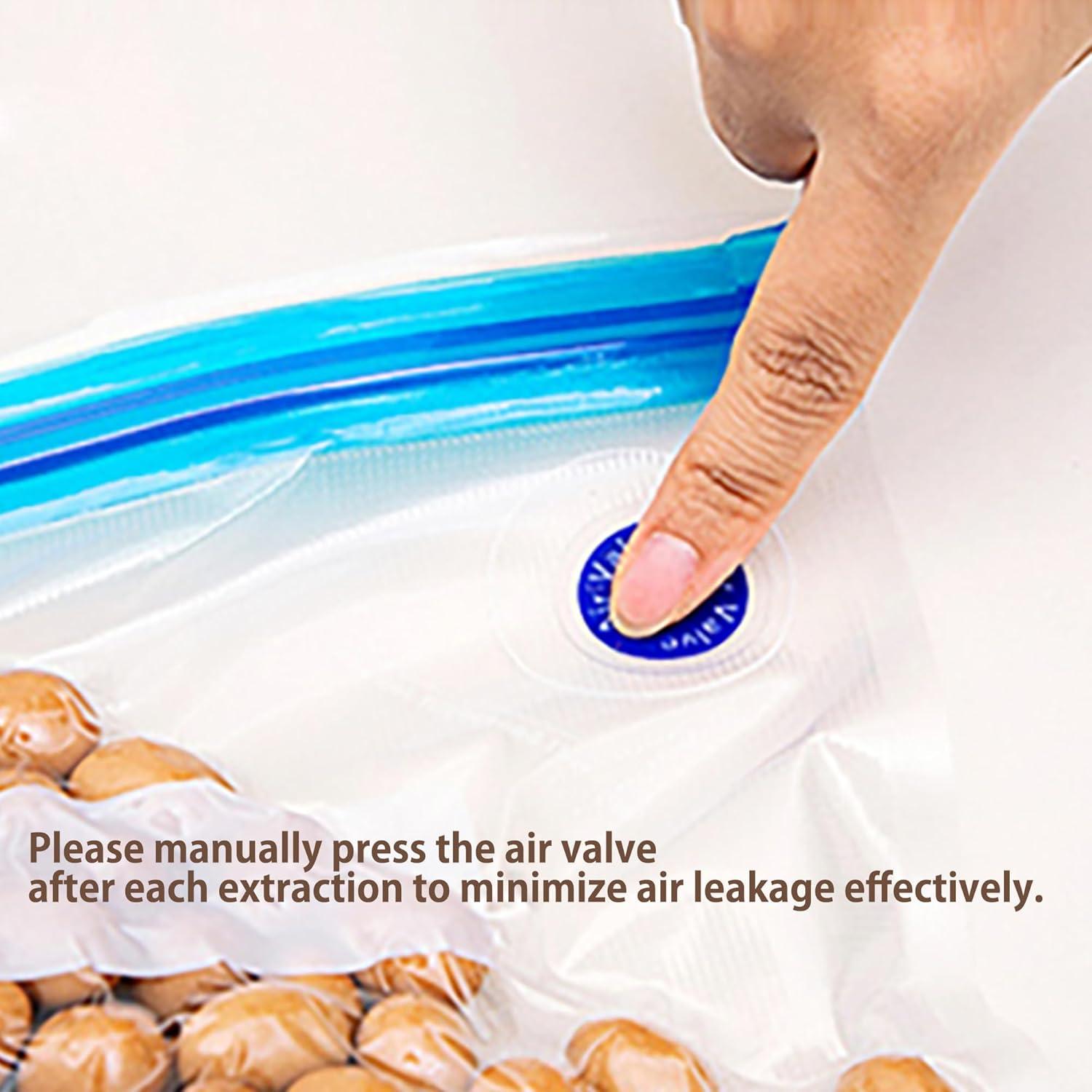 Sellador al vacío Domsanistor con 20 bolsas reutilizables